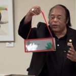 Paul White telling the story of  "Rose Beauty"