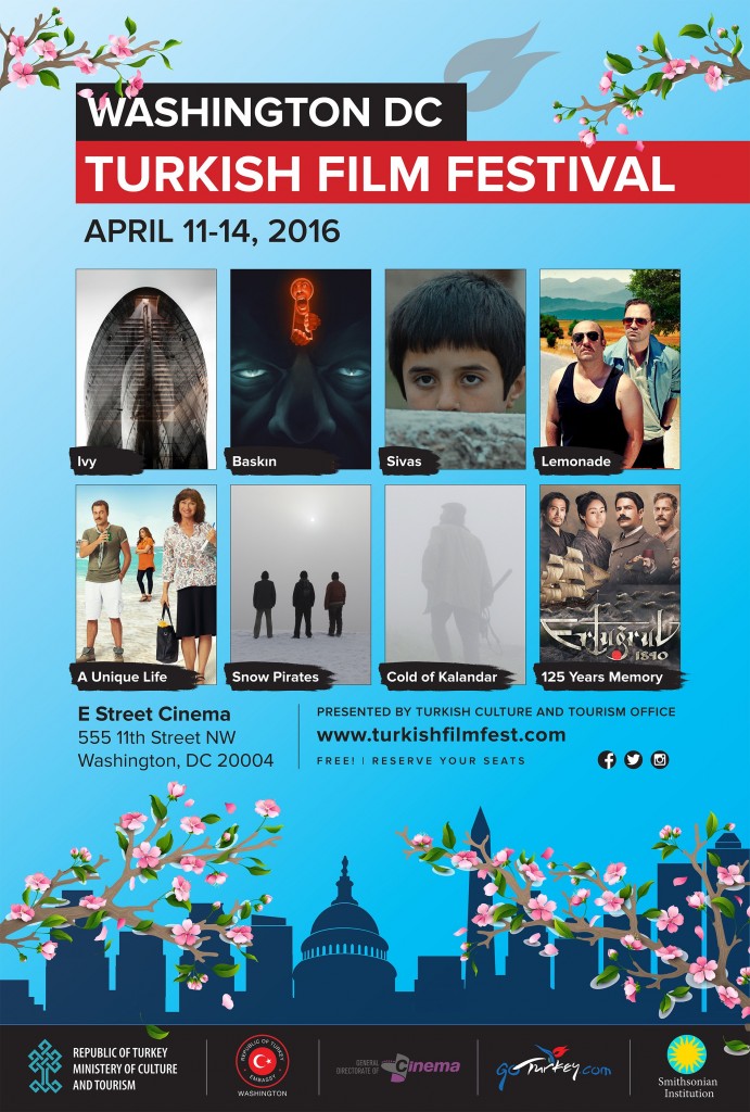 Turkish Film Festival will be held in Landmark E Street Cinema, on April 11-14 2016